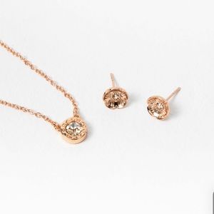 Coach Necklace and Earrings